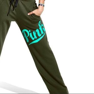 Pink vs boyfriend sweatpants